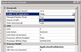 How to Enable a 32-bit Application Pool in IIS 7 (Dedicated/VPS) 2 application pools 32bit