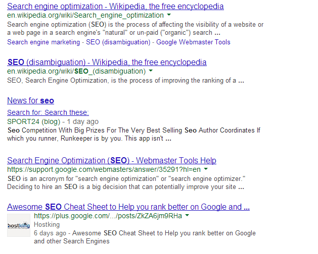 seo ranking
