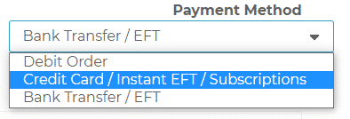 Tired of Making Manual EFT Payments - Try Payfast Subscription payments 2 selectpayment