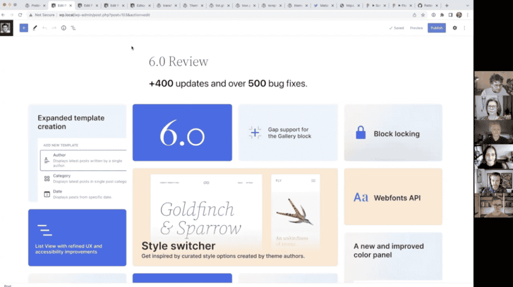 Welcome to WordPress’s 6.0 “Arturo” 3 6.0