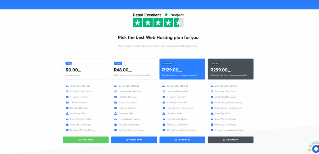 webhostingplans - Website Hosting In South Africa | Hosting Provider | Hostking webhostingplans