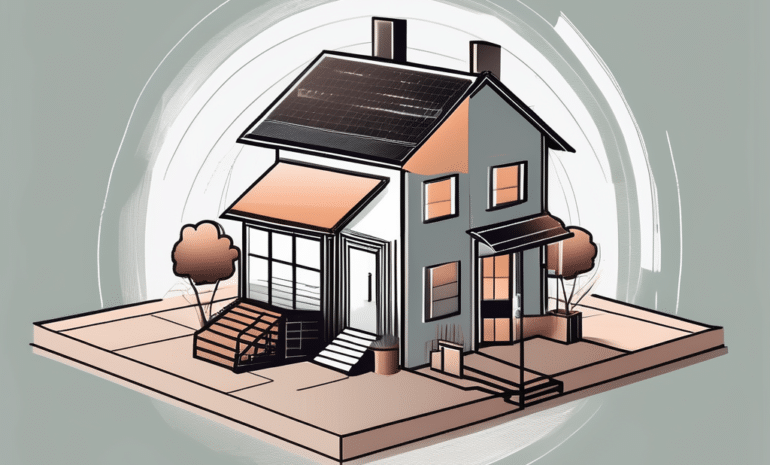 A personal blog symbolized by a small house