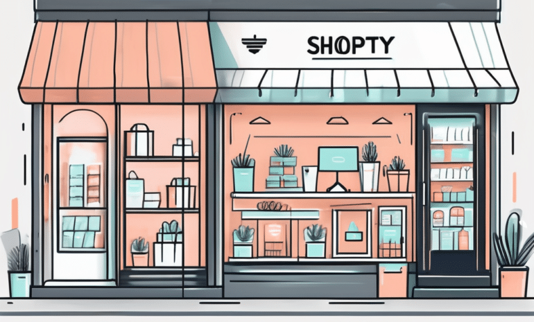 Two storefronts side by side