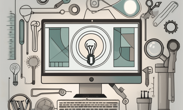 A computer screen displaying a wordpress interface