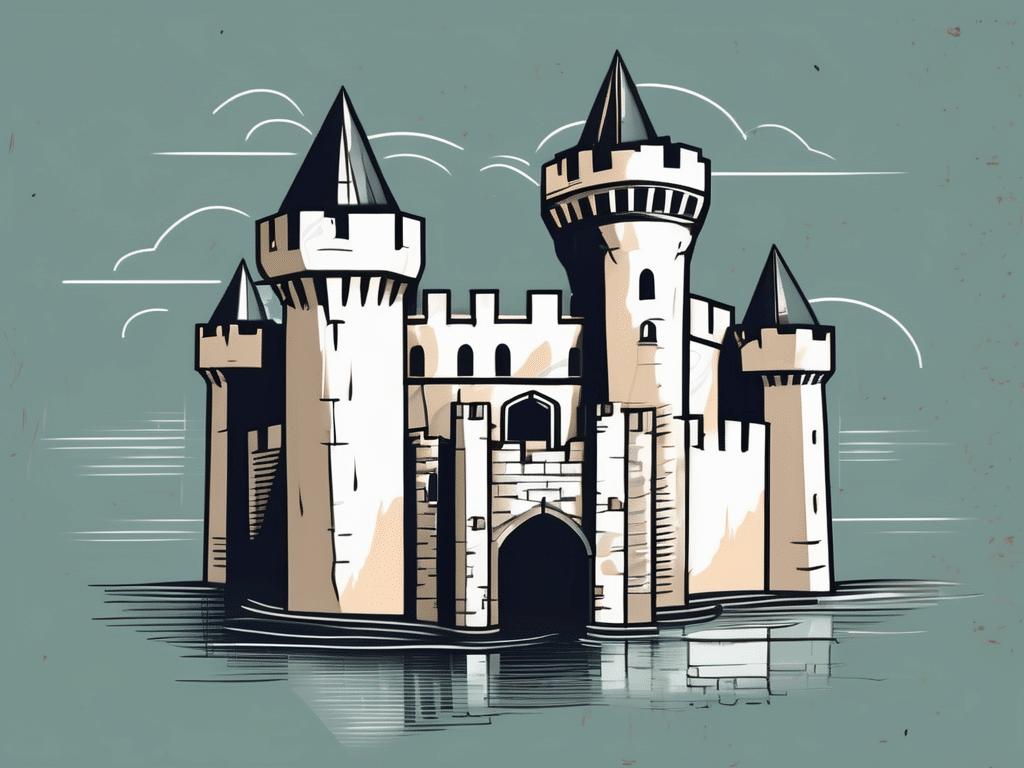 A fortified castle representing a secure wordpress site
