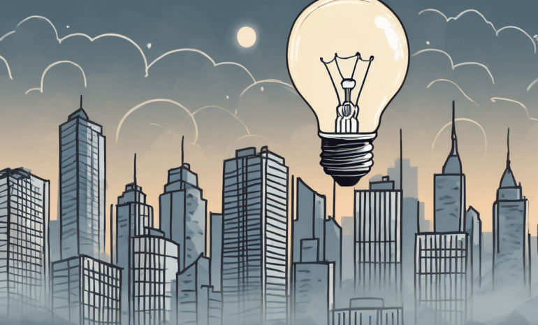 A light bulb