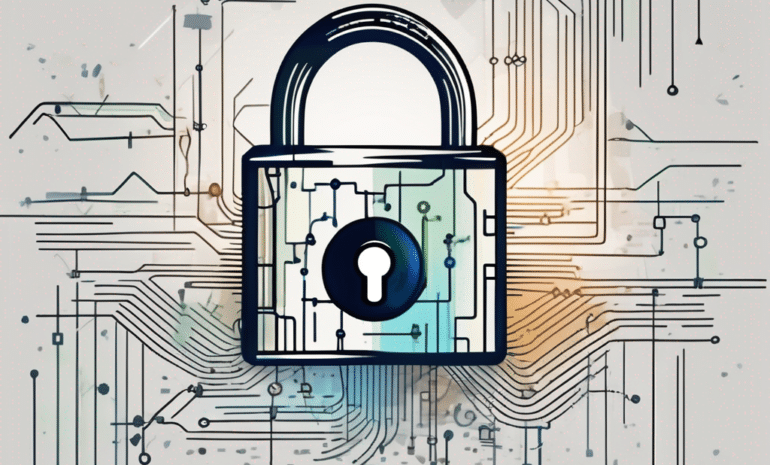 A secure padlock symbolizing ssl certificate