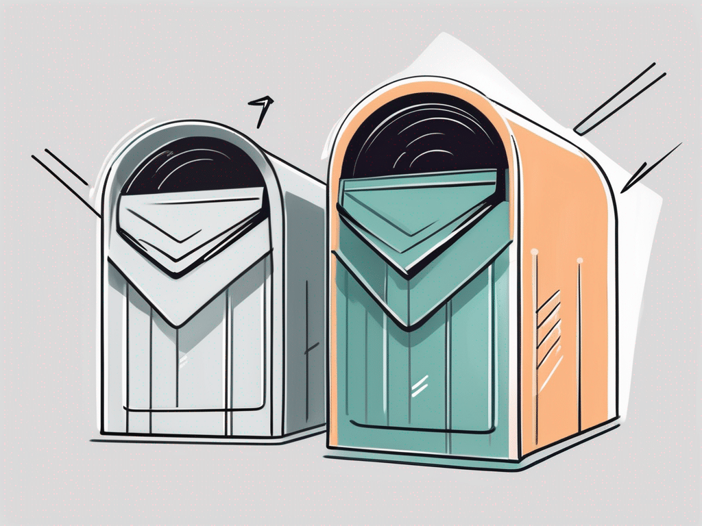 Two mailboxes