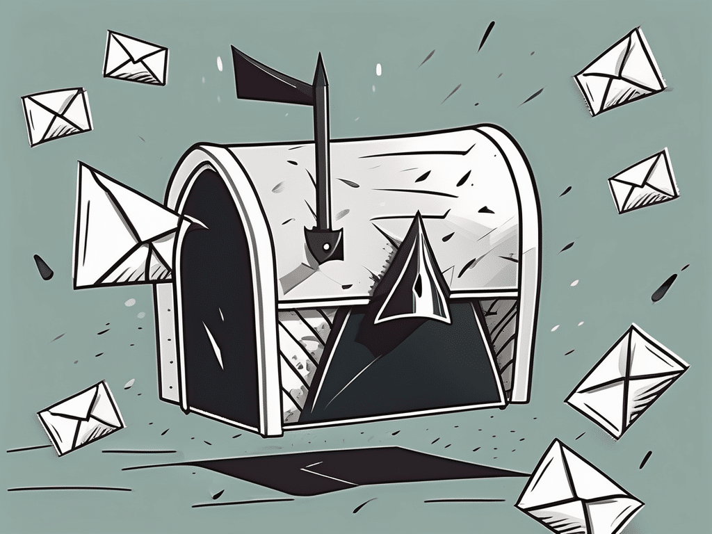 A traditional mailbox armored like a knight